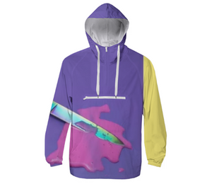 Print All Over Me, PAOM.COM, CUSTOM CLOTHING, Bleeding Astrocillin, Windbreaker
